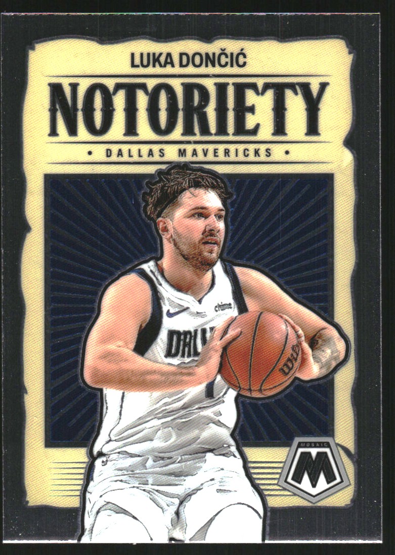 2023-24 Panini Mosaic Notoriety #8 Luka Doncic