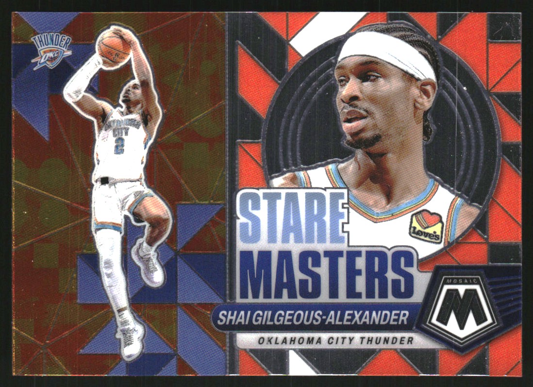2023-24 Panini Mosaic Stare Masters #4 Shai Gilgeous-Alexander