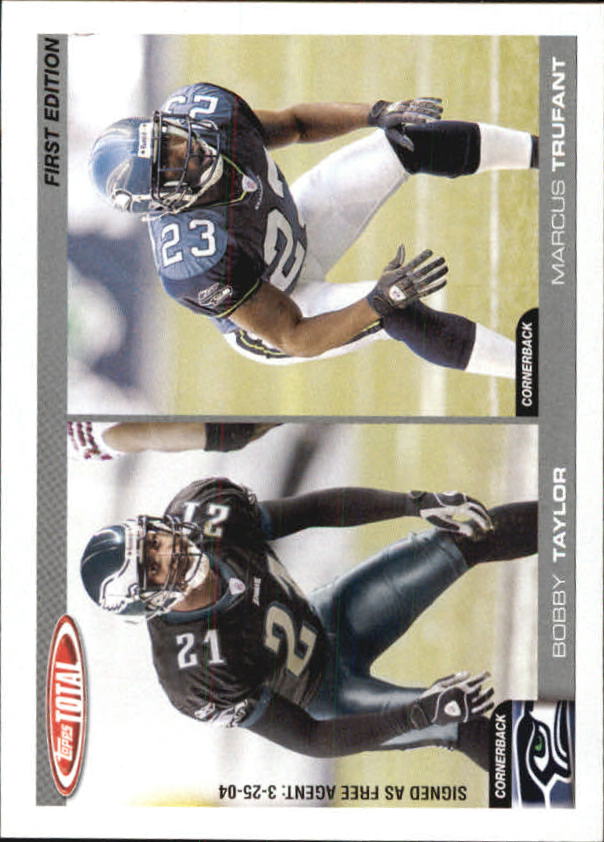 2004 Topps Total First Edition #268 Bobby Taylor/Marcus Trufant