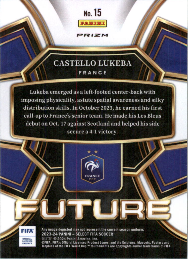 2023-24 Select FIFA Soccer Card Pick (Inserts) - Picture 49 of 129