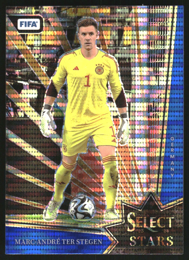 2023-24 Select FIFA Select Stars Blue Pulsar #24 Marc-Andre ter