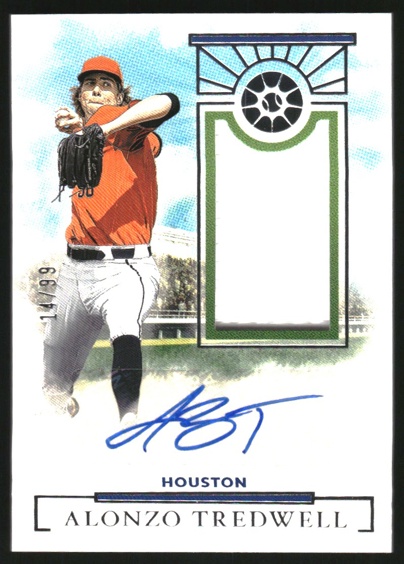 2024 Panini Boys of Summer Prospect Material Signatures #52 Alonzo Tredwell