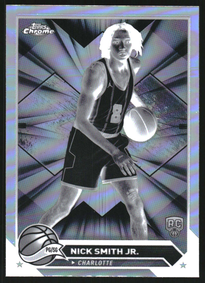2023-24 Topps Chrome Negative Refractors #86 Nick Smith Jr.