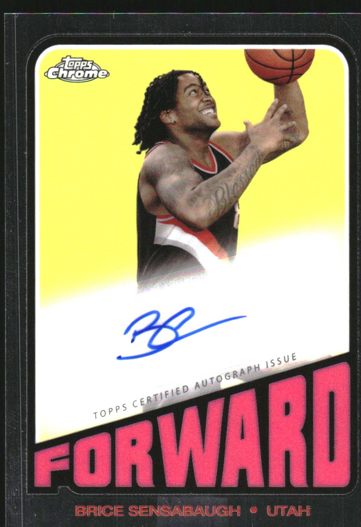 2023-24 Topps Chrome '72 Topps Autographs #TABS Brice Sensabaugh