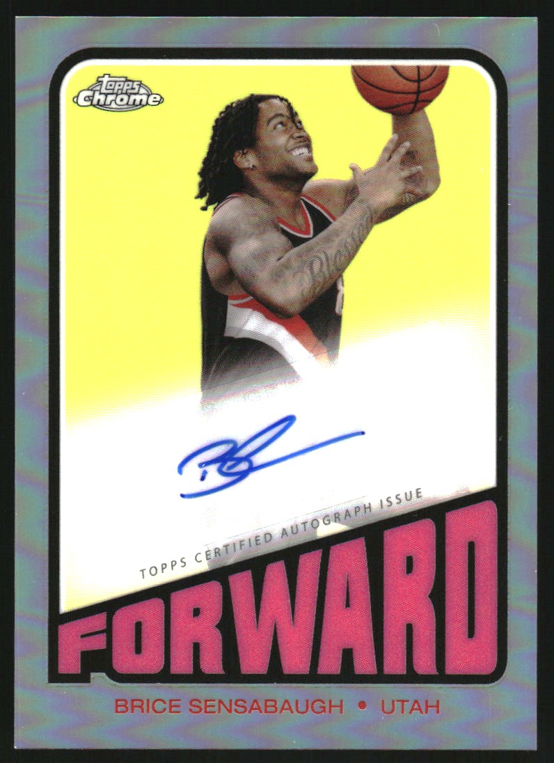 2023-24 Topps Chrome '72 Topps Autographs Refractors #TABS Brice Sensabaugh