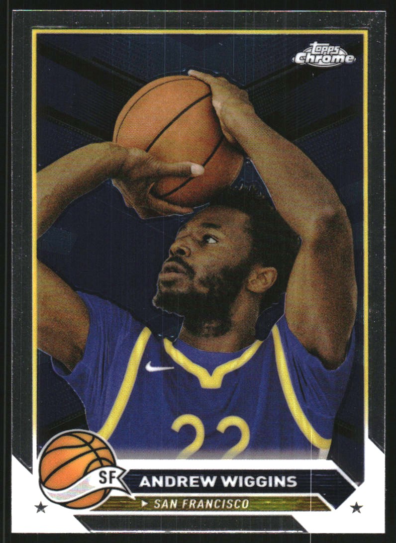 2023-24 Topps Chrome #28 Andrew Wiggins