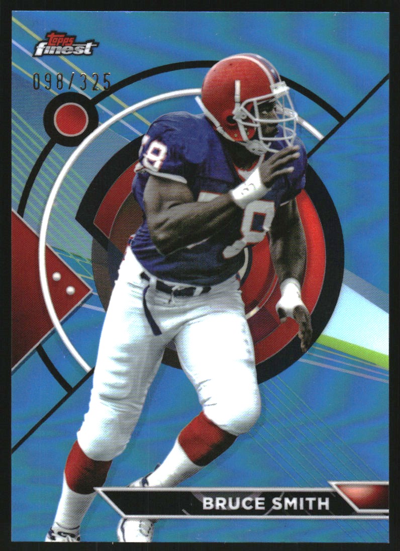 2023 Topps Composite Finest Sky Blue Refractors #155 Bruce Smith