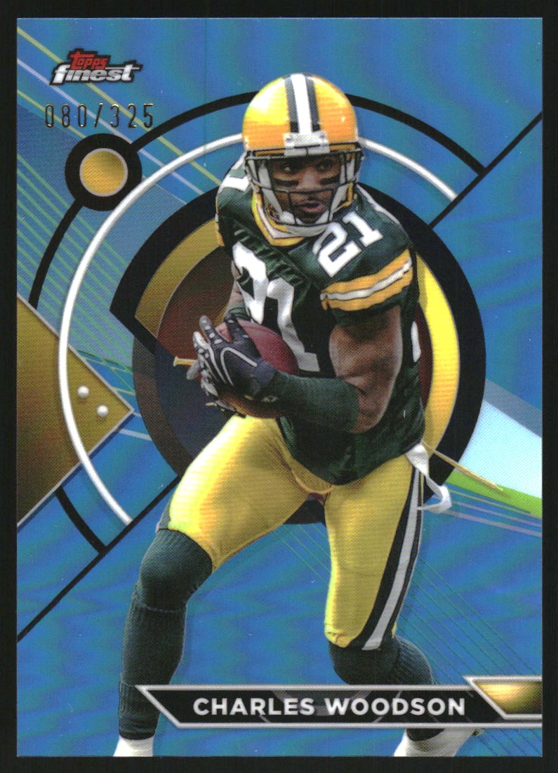 2023 Topps Composite Finest Sky Blue Refractors #187 Charles Woodson