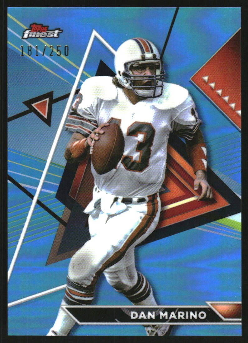 2023 Topps Composite Finest Sky Blue Refractors #204 Dan Marino