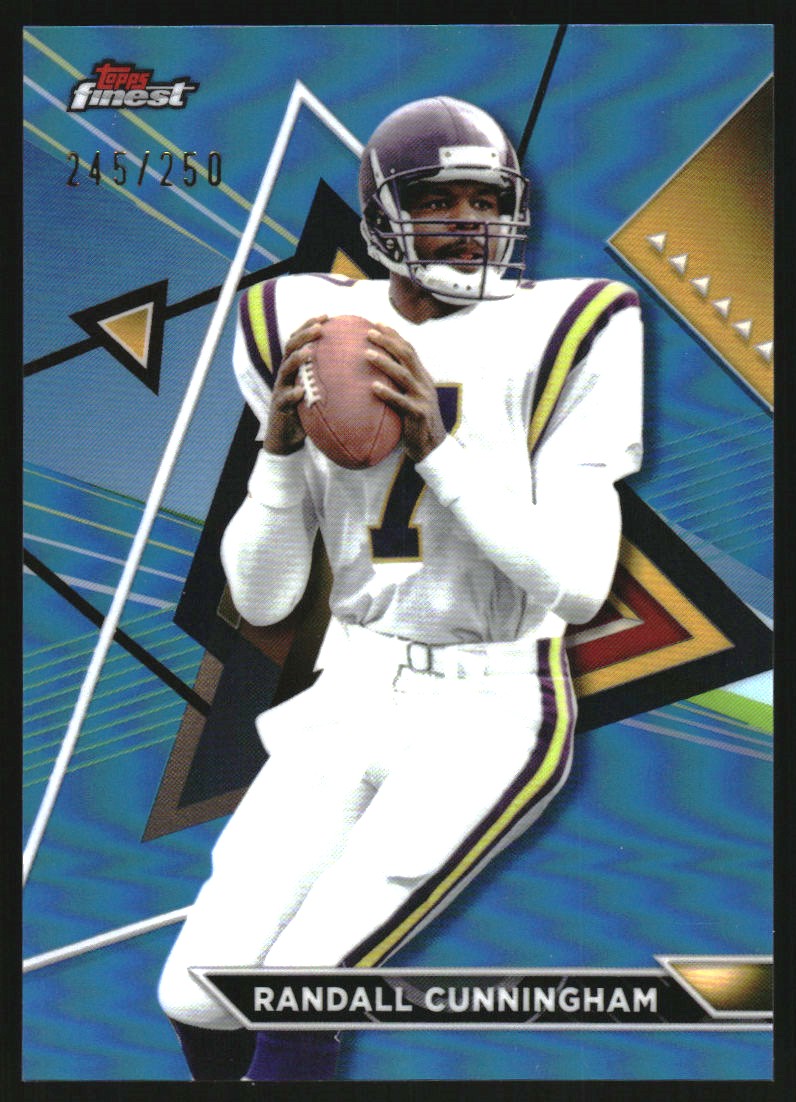 2023 Topps Composite Finest Sky Blue Refractors #211 Randall Cunningham