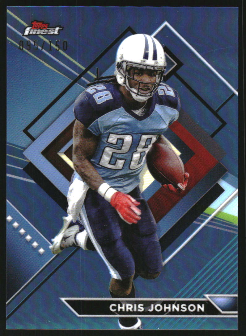 2023 Topps Composite Finest Sky Blue Refractors #241 Chris Johnson