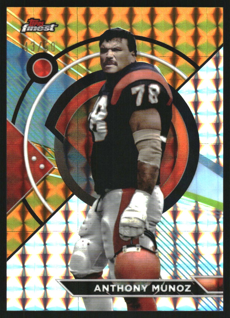 2023 Topps Composite Finest Gold Geometric Refractors #166 Anthony Munoz