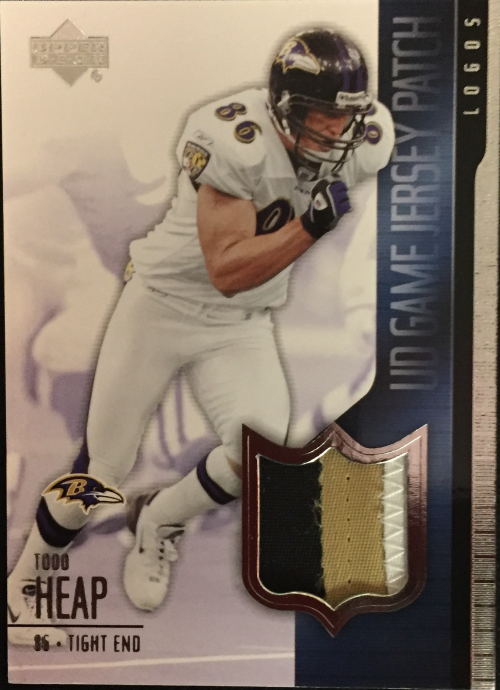2004 Upper Deck Game Jersey Patch Logos #PLOTH Todd Heap