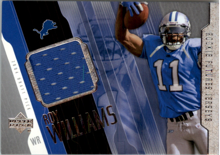 2004 Upper Deck Rookie Futures Jerseys #RFRO Roy Williams WR
