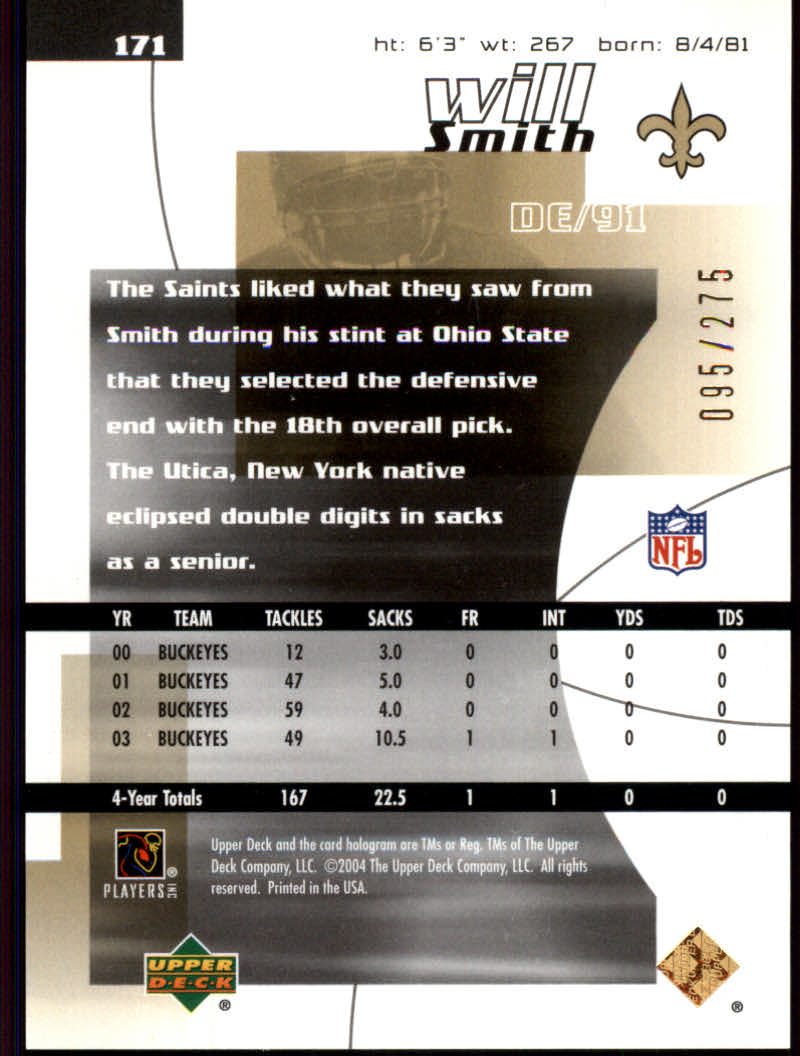 2004 Finite HG (Upper Deck) Football "Main Set" Cards #1 to #260 - Picture 237 of 277