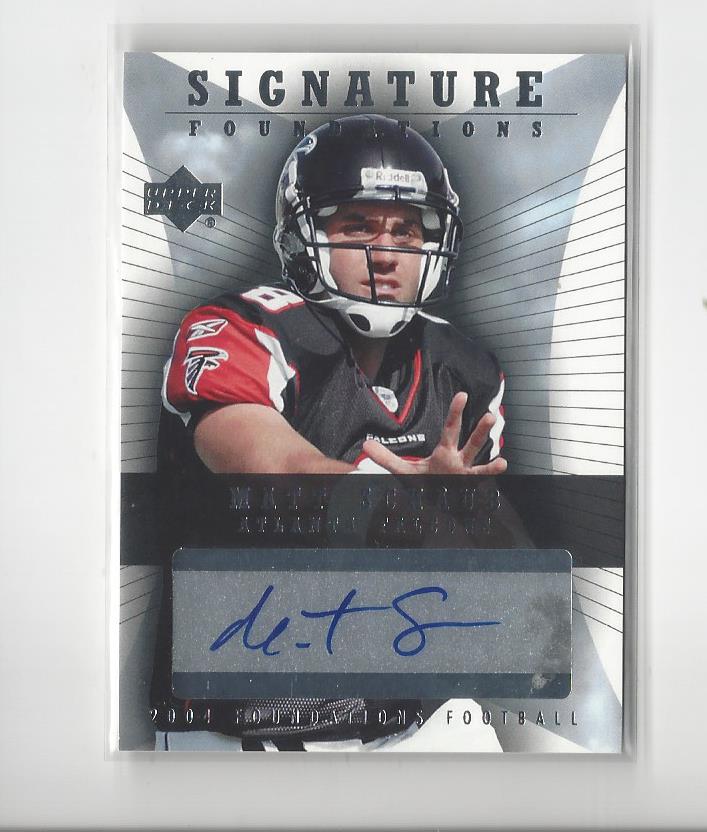 2004 Upper Deck Foundations Signature Foundations #SFMS Matt Schaub