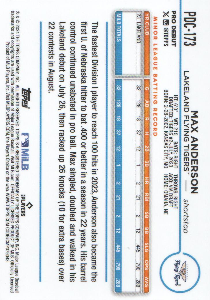 2024 Topps Pro Debut Baseball Chrome X-Fractors: Pick from List - Picture 11 of 11