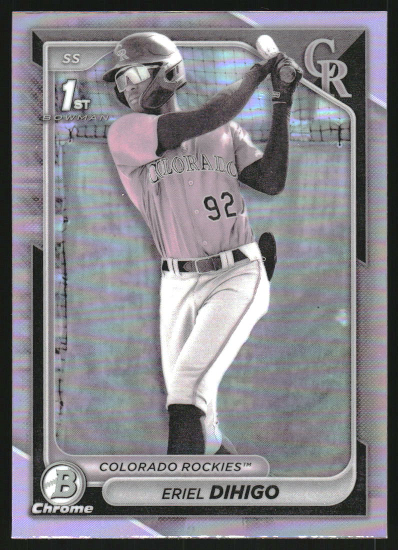 2024 Bowman Chrome Prospects Pearl Refractors #BCP200 Eriel Dihigo