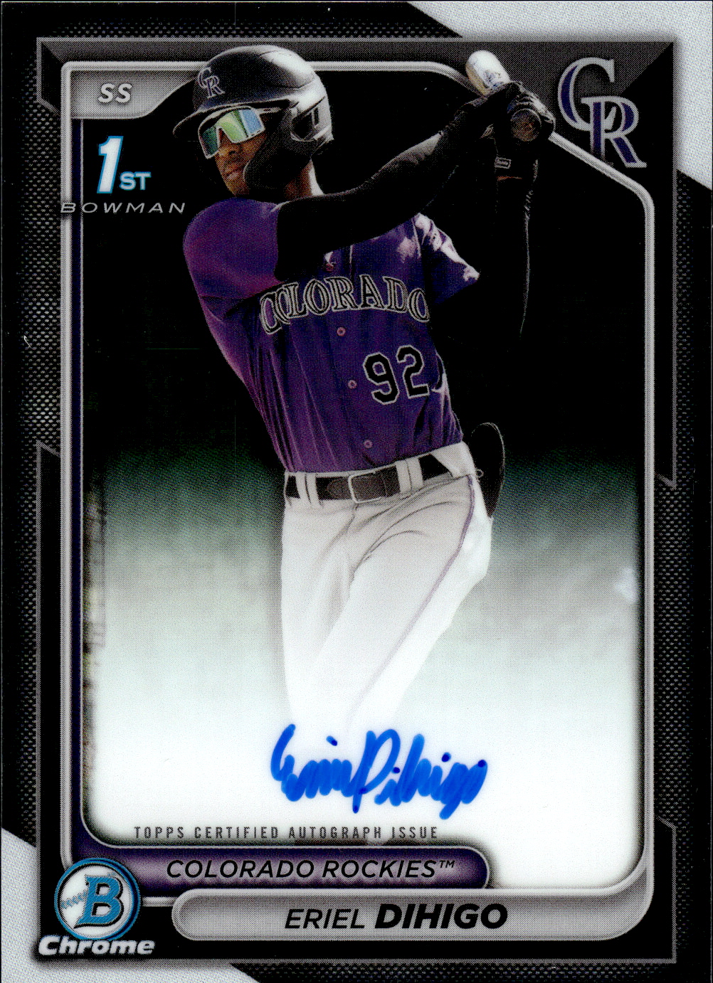 2024 BOWMAN CHROME PROSPECT AUTOGRAFI BASEBALL SINGOLI ASSORTITI U-PICK - Foto 6 di 25