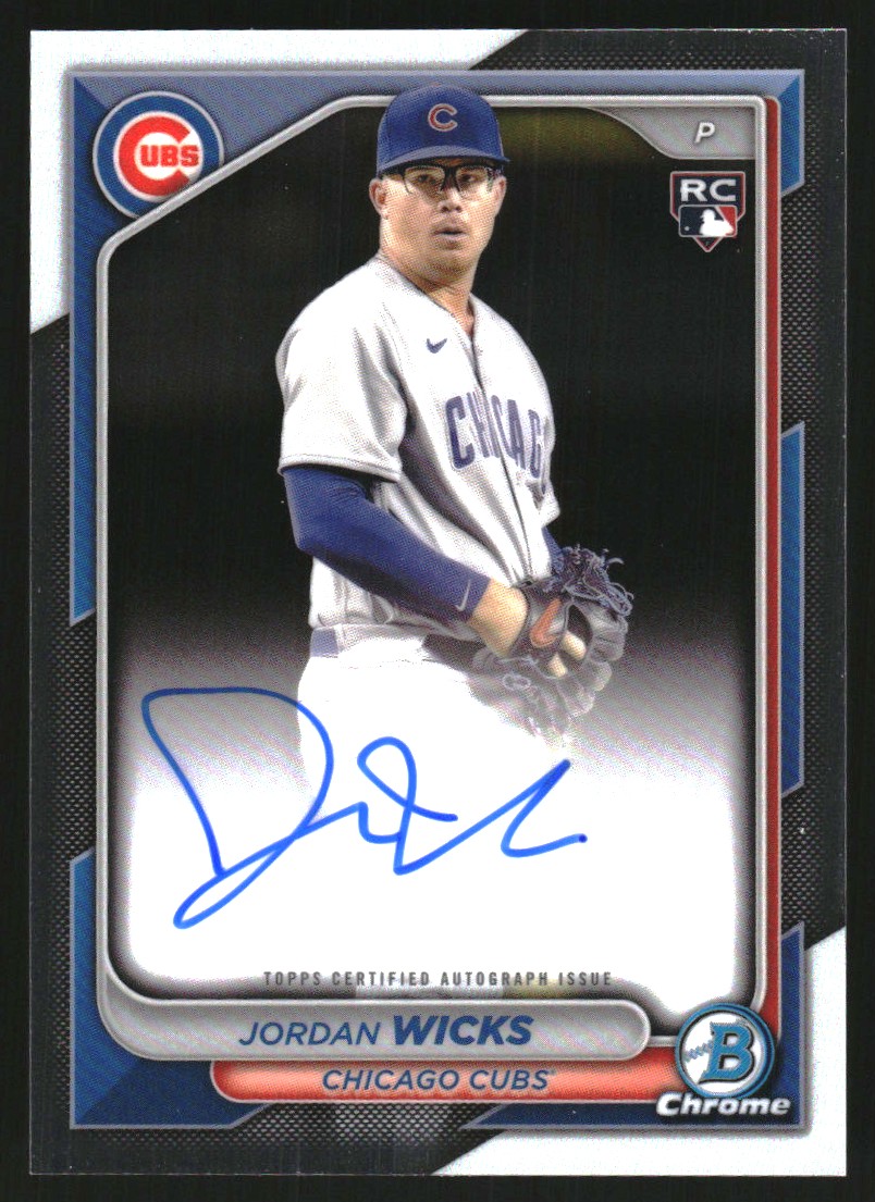 2024 Bowman Chrome Rookie Autographs #CRAJWI Jordan Wicks
