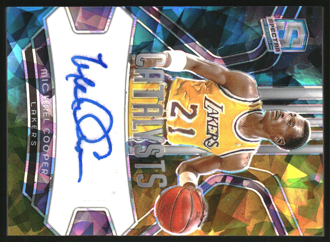 2023-24 Panini Spectra Catalysts Signatures Astral #30 Michael Cooper/49