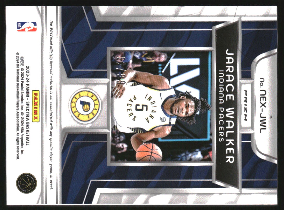 2023-24 Panini Spectra Next Era Jerseys Celestial #22 Jarace Walker
