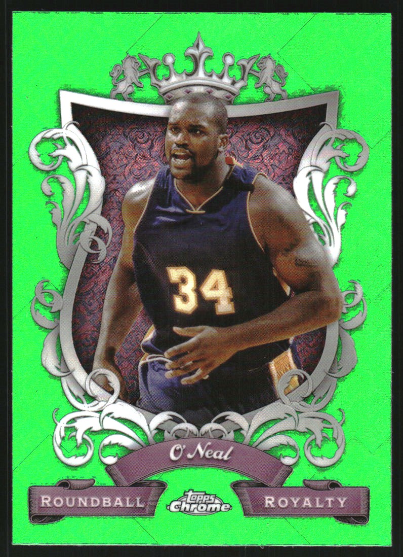 2023-24 Topps Chrome Roundball Royalty Green Topps Refractors 