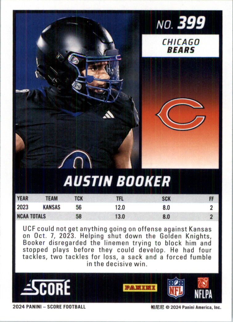 2024 Score Football Card Pick (Base) 141-400