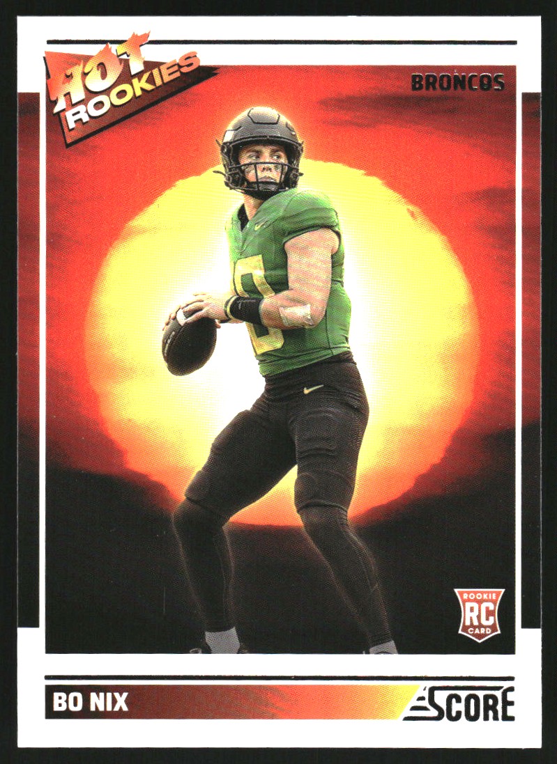 2024 Score Hot Rookies #1 Bo Nix