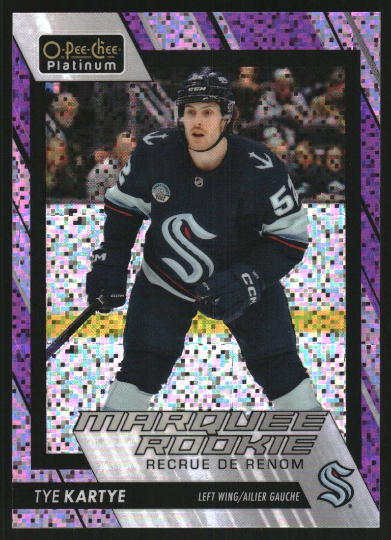 2023-24 O-Pee-Chee Platinum Violet Pixels #217 Tye Kartye