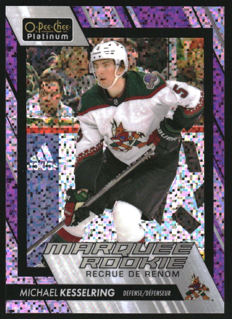 2023-24 O-Pee-Chee Platinum Violet Pixels #228 Michael Kesselring