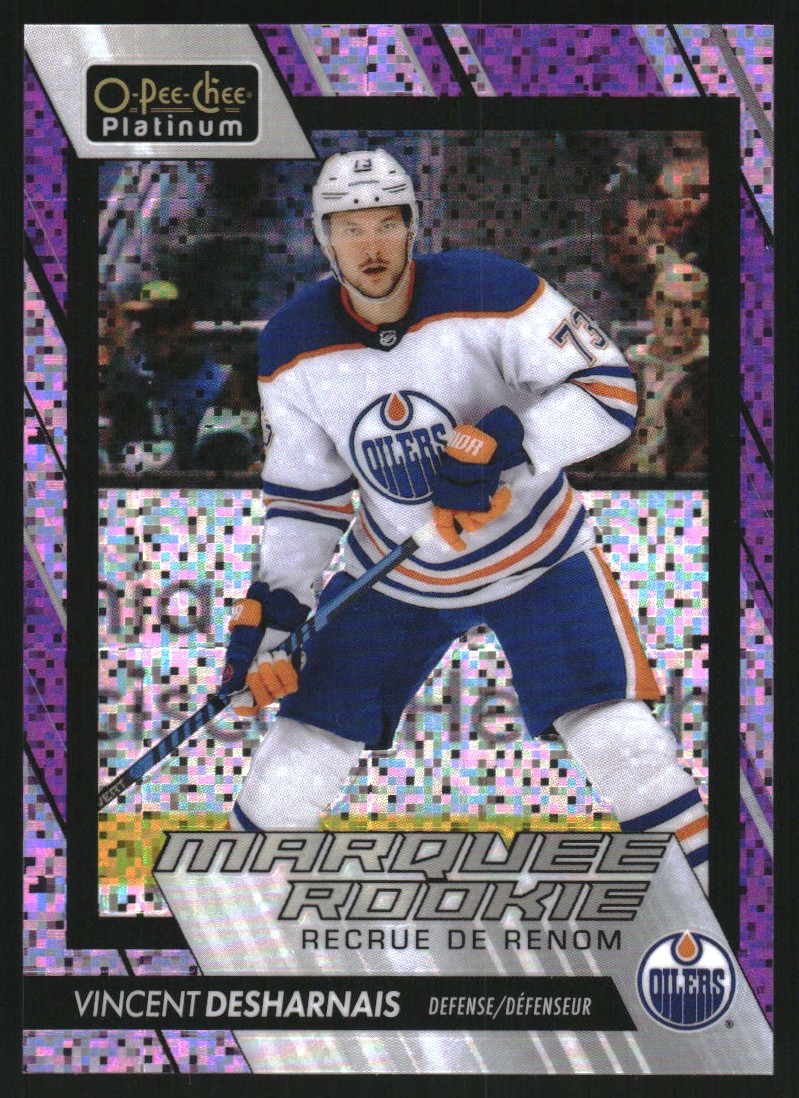 2023-24 O-Pee-Chee Platinum Violet Pixels #263 Vincent Desharnais