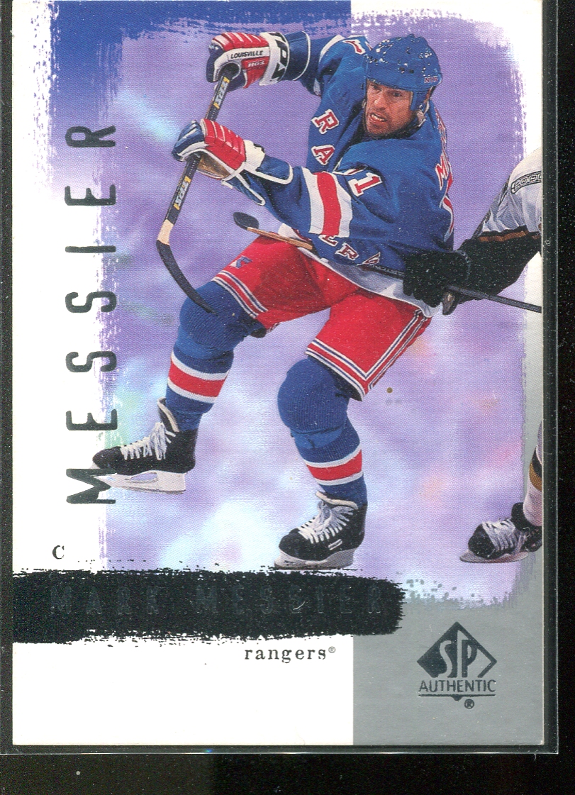 2000-01 SP Authentic Sample #11 Mark Messier Rangers
