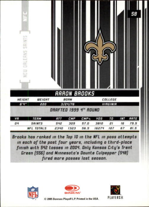 2005 Leaf Rookies and Stars Longevity Emerald #58 Aaron Brooks