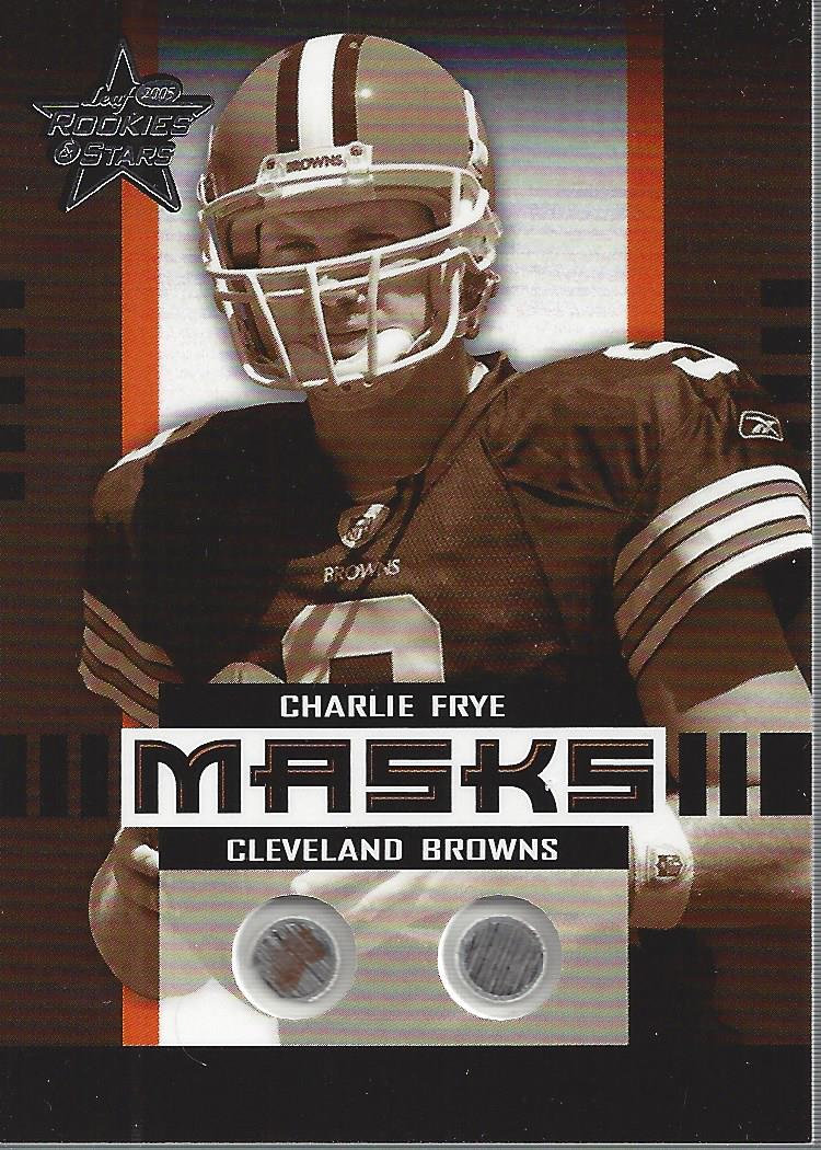 2005 Leaf Rookies and Stars Masks #M8 Charlie Frye