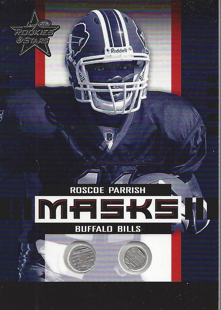 2005 Leaf Rookies and Stars Masks #M23 Roscoe Parrish
