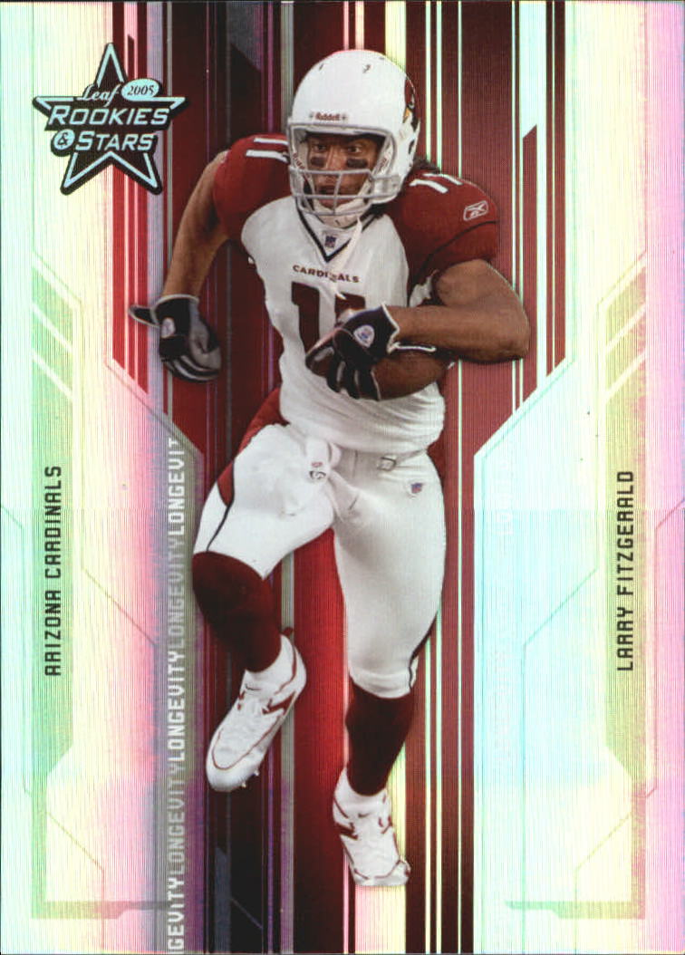 2005 Leaf Rookies and Stars Longevity Holofoil Parallel #3 Larry Fitzgerald