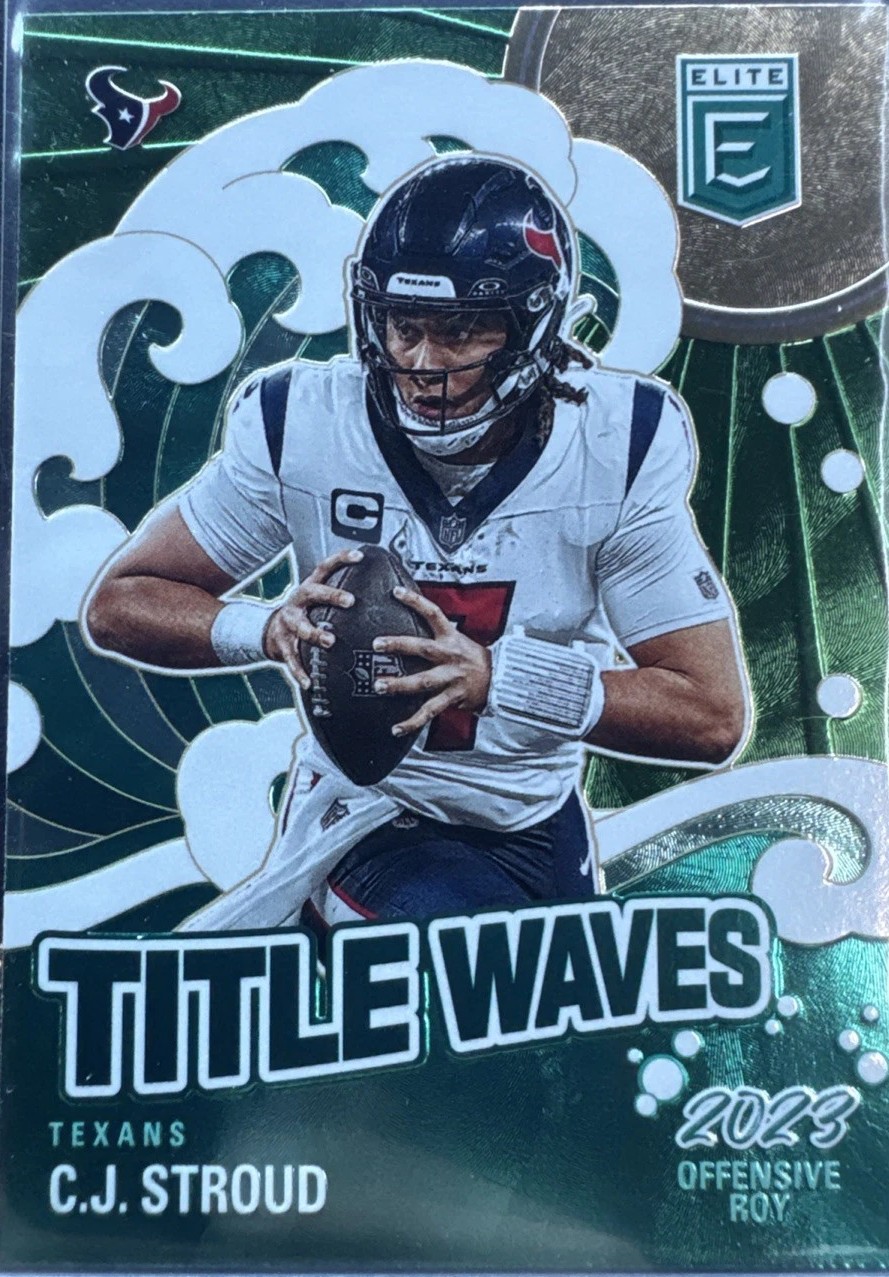 2024 Elite Title Waves Green #5 CJ Stroud