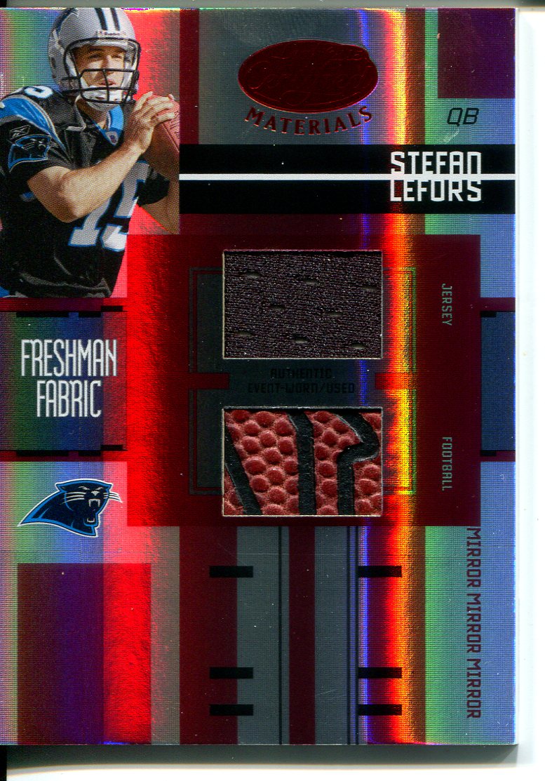 2005 Leaf Certified Materials Mirror Red Materials #225 Stefan LeFors