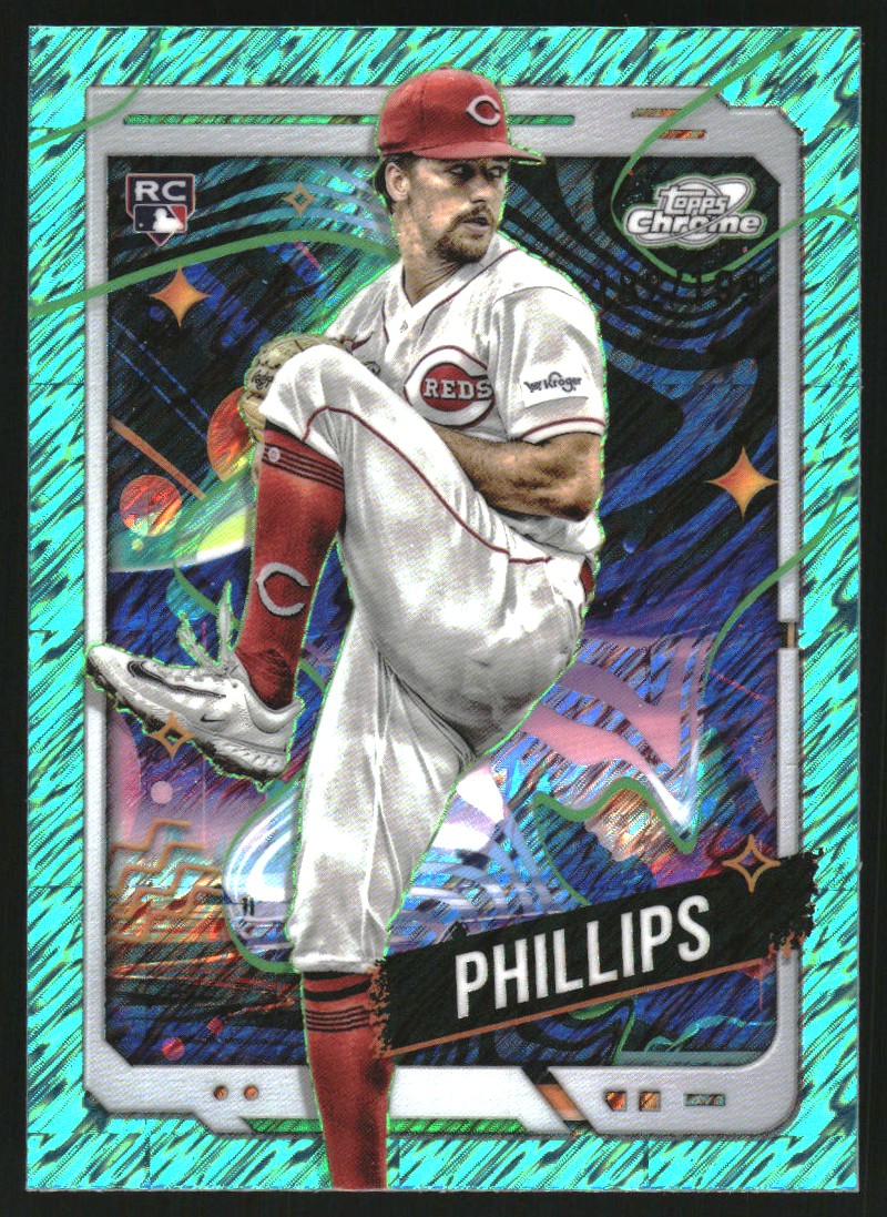 2024 Topps Cosmic Chrome Aqua Equinox Refractors #34 Connor Phillips