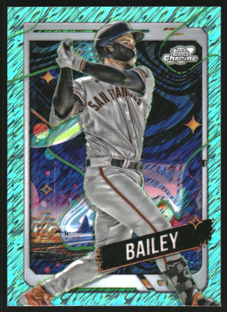 2024 Topps Cosmic Chrome Aqua Equinox Refractors #130 Patrick Bailey