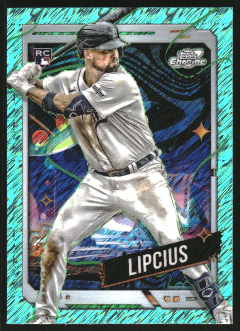 2024 Topps Cosmic Chrome Aqua Equinox Refractors #160 Andre Lipcius