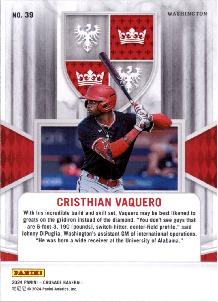 2024 Panini Crusade Baseball Card Pick (Base)