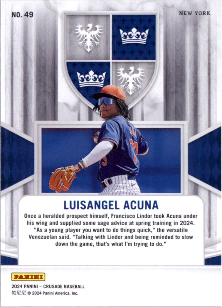 2024 Panini Crusade Baseball Card Pick (Base)