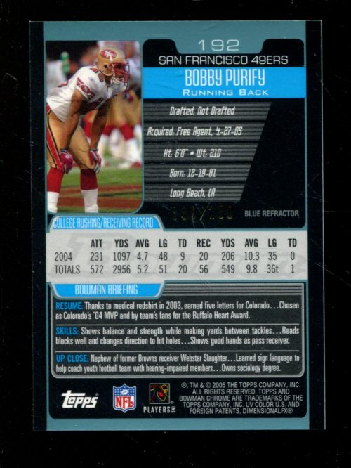 A0887- 2005 Bowman Chrome FB #s 201-259 +Inserts -You Pick- 15+ FREE US SHIP - Picture 53 of 128
