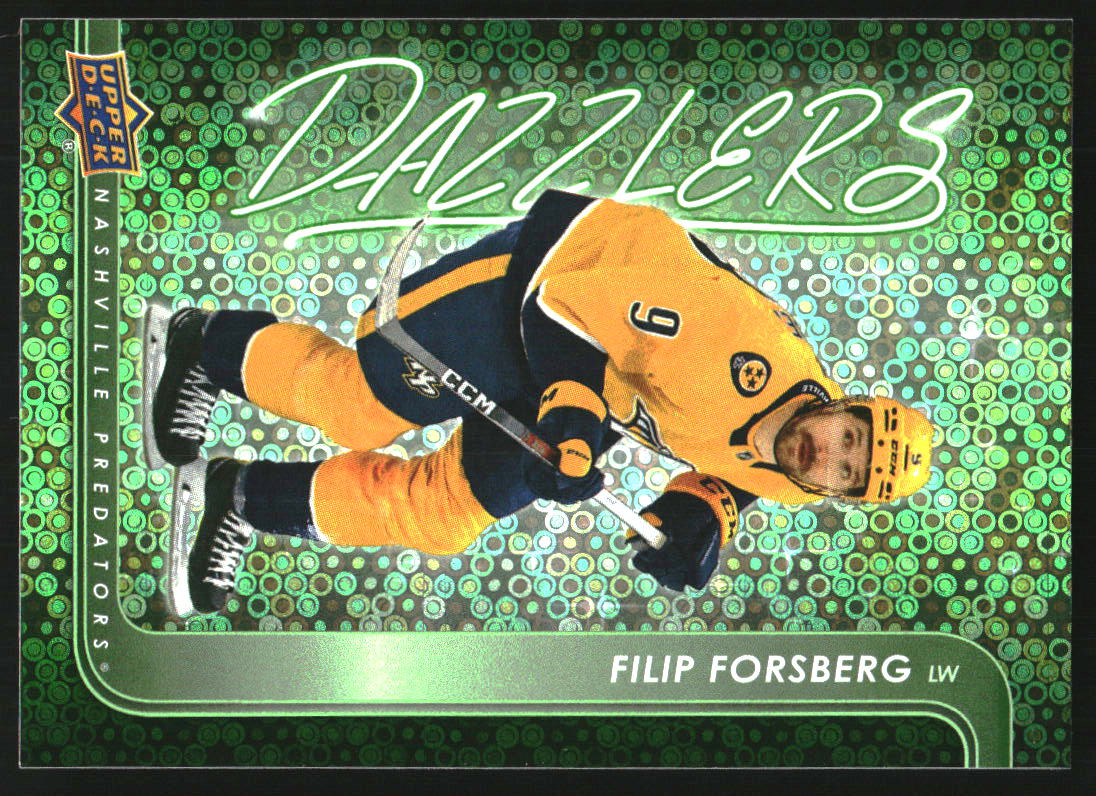 2024-25 Upper Deck Dazzlers Green #DZ16 Filip Forsberg on Fanatics