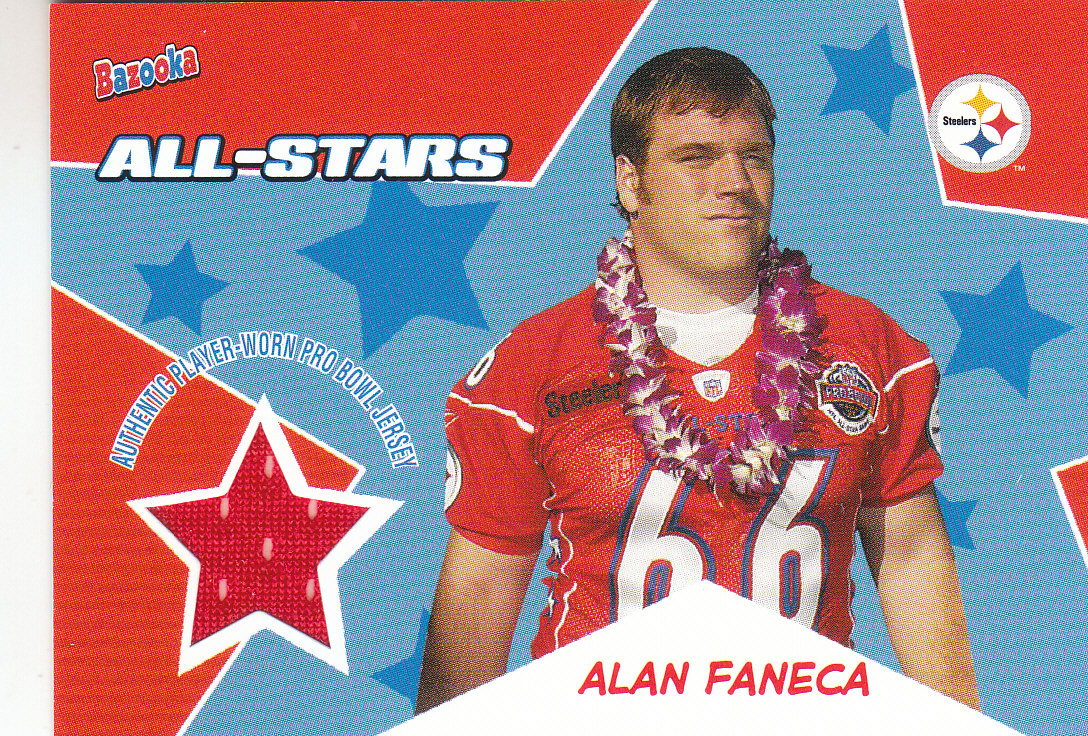 2005 Bazooka All-Stars Jerseys #BAAF Alan Faneca B - NM-MT