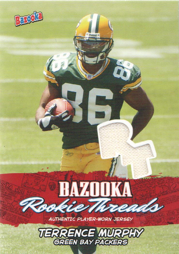 2005 Bazooka Rookie Threads #BZRTM2 Terrence Murphy Wht