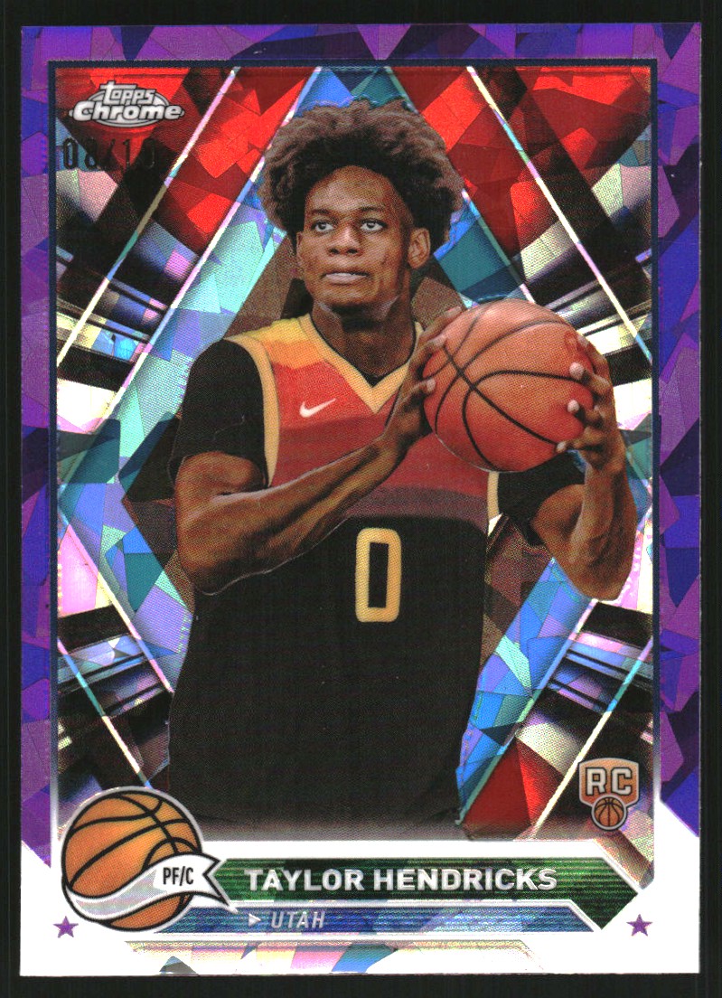 2023-24 Topps Chrome Sapphire Purple Refractors #147 Taylor
