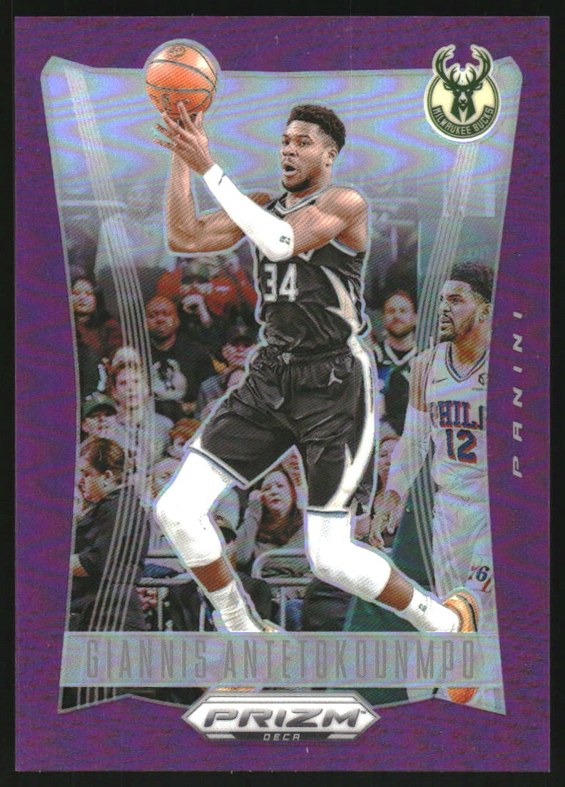 2023-24 Select En Fuego Silver Prizms #7 Giannis Antetokounmpo on